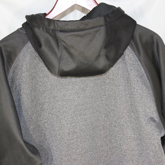 Black Ovis Pull Over Hoodie Charcoal/Black - Size L - Picture 8 of 8